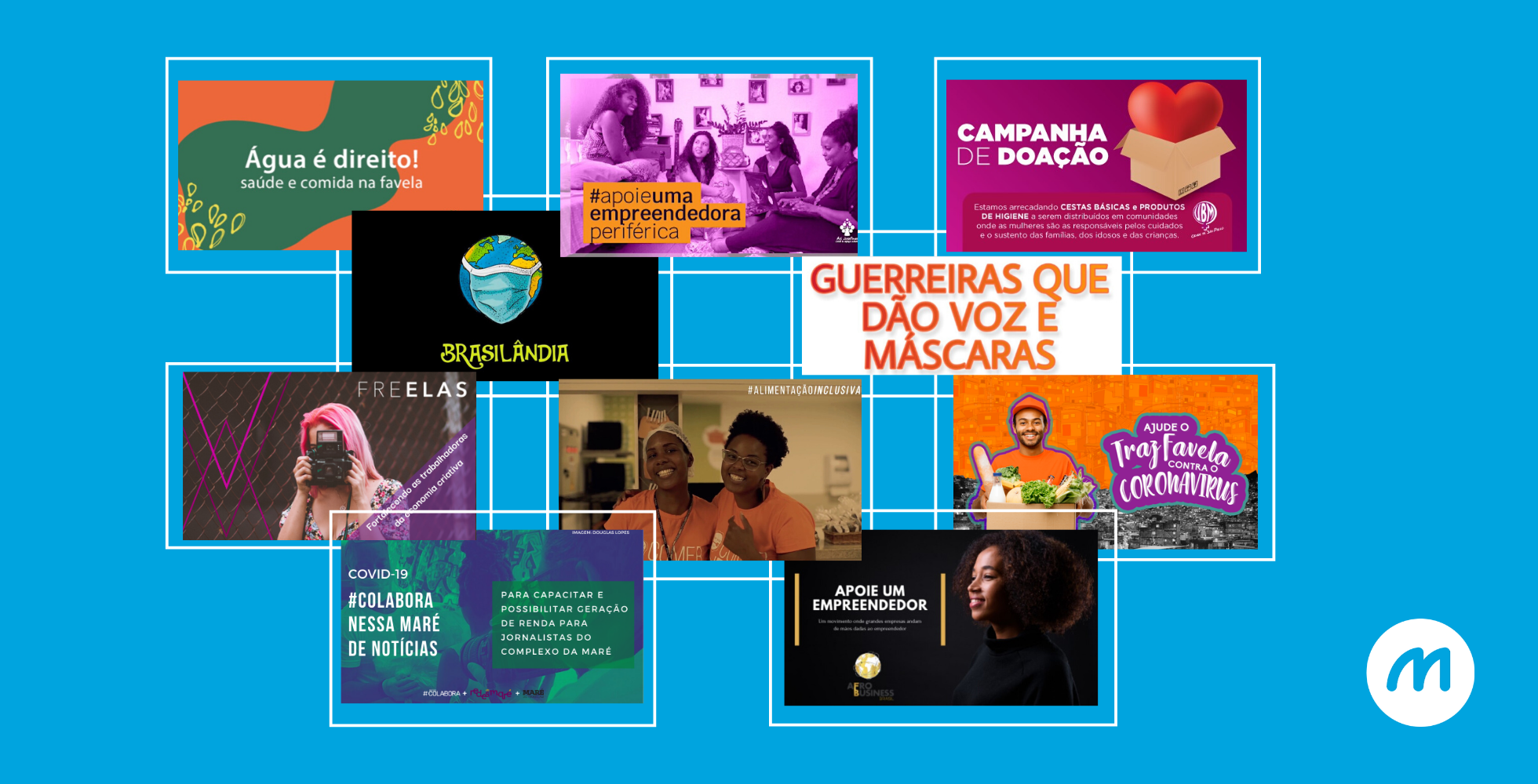 O fundo Enfrente está apoiando projetos em periferias de todo o Brasil. Venha conhecer as que decidimos apoiar!