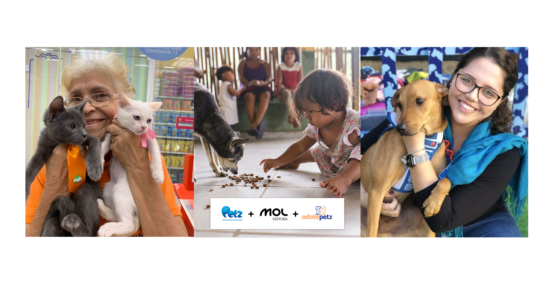 A partir de agora, as doações geradas pelos produtos da MOL vendidos na Petz também contribuirão para a profissionalização de ONGs
