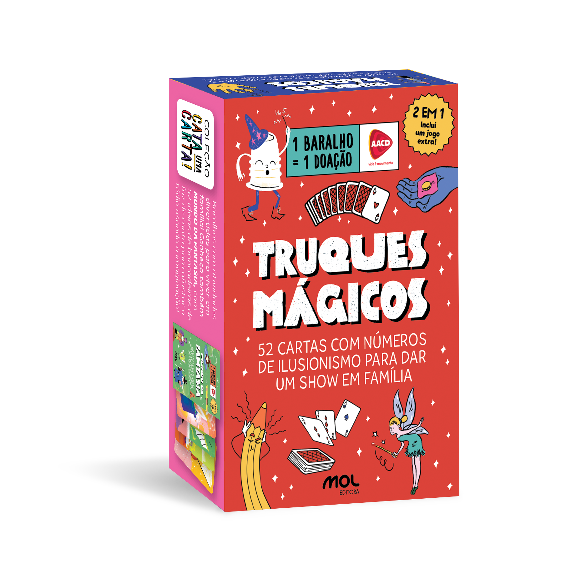 Jogo Infantil Super Mágicas Aprenda Os Truques Mágico Cartas - R$ 20,09